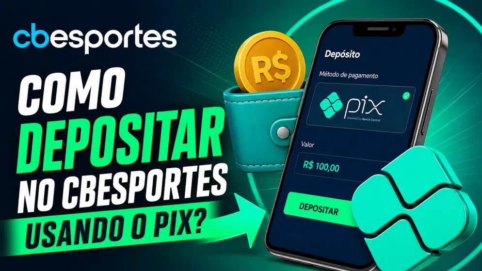 Como depositar no CBEsportes usando o Pix?