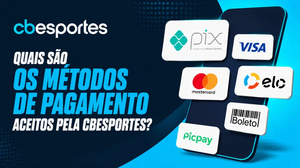 Quais são os métodos de pagamento aceitos pela CBEsportes?